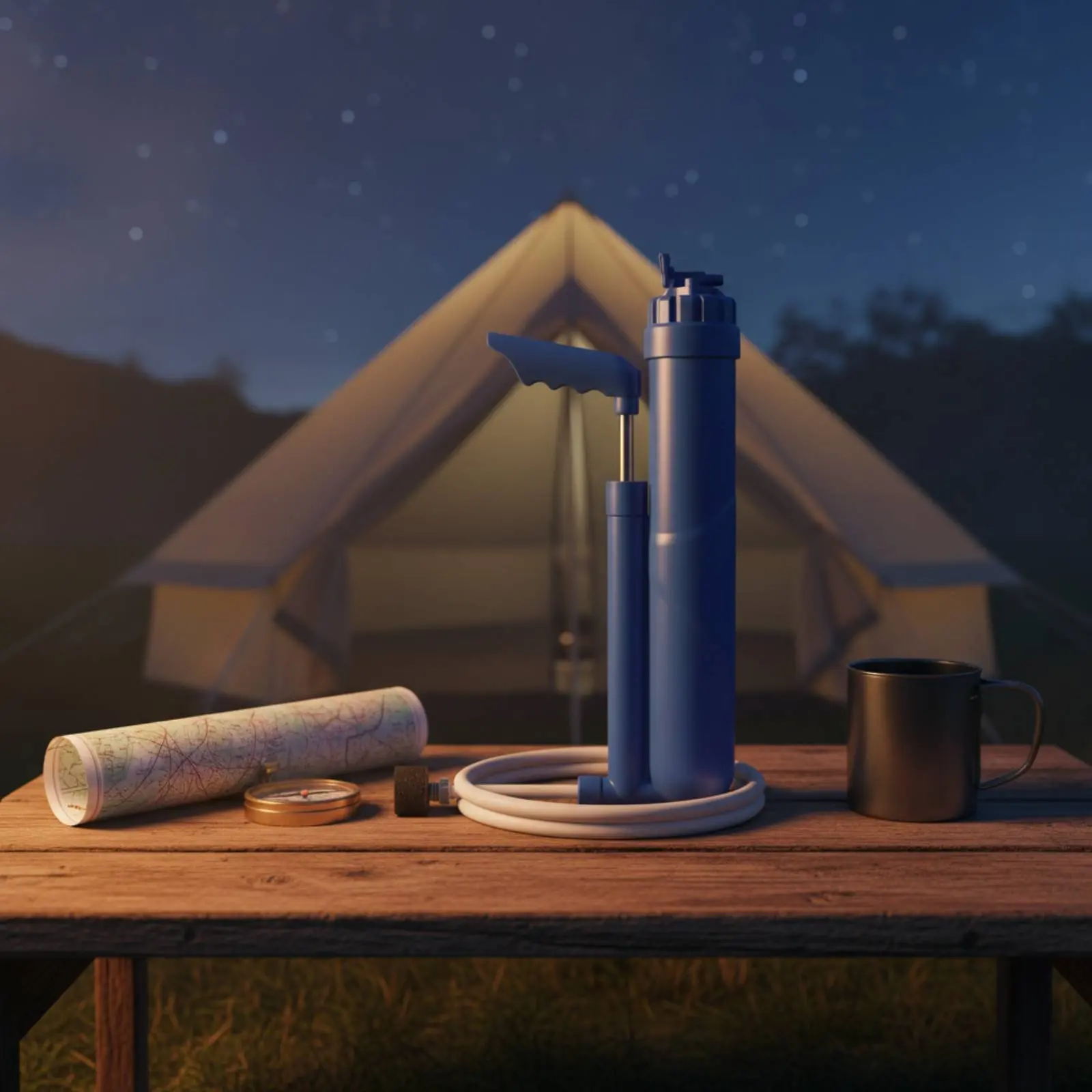 Camping Hand Pump Filter Easy to Use Portable Water Filter for Emergency Preparedness
Camping Hand Pump Filter Easy to Use Portable Water Filter for Emergency Preparedness