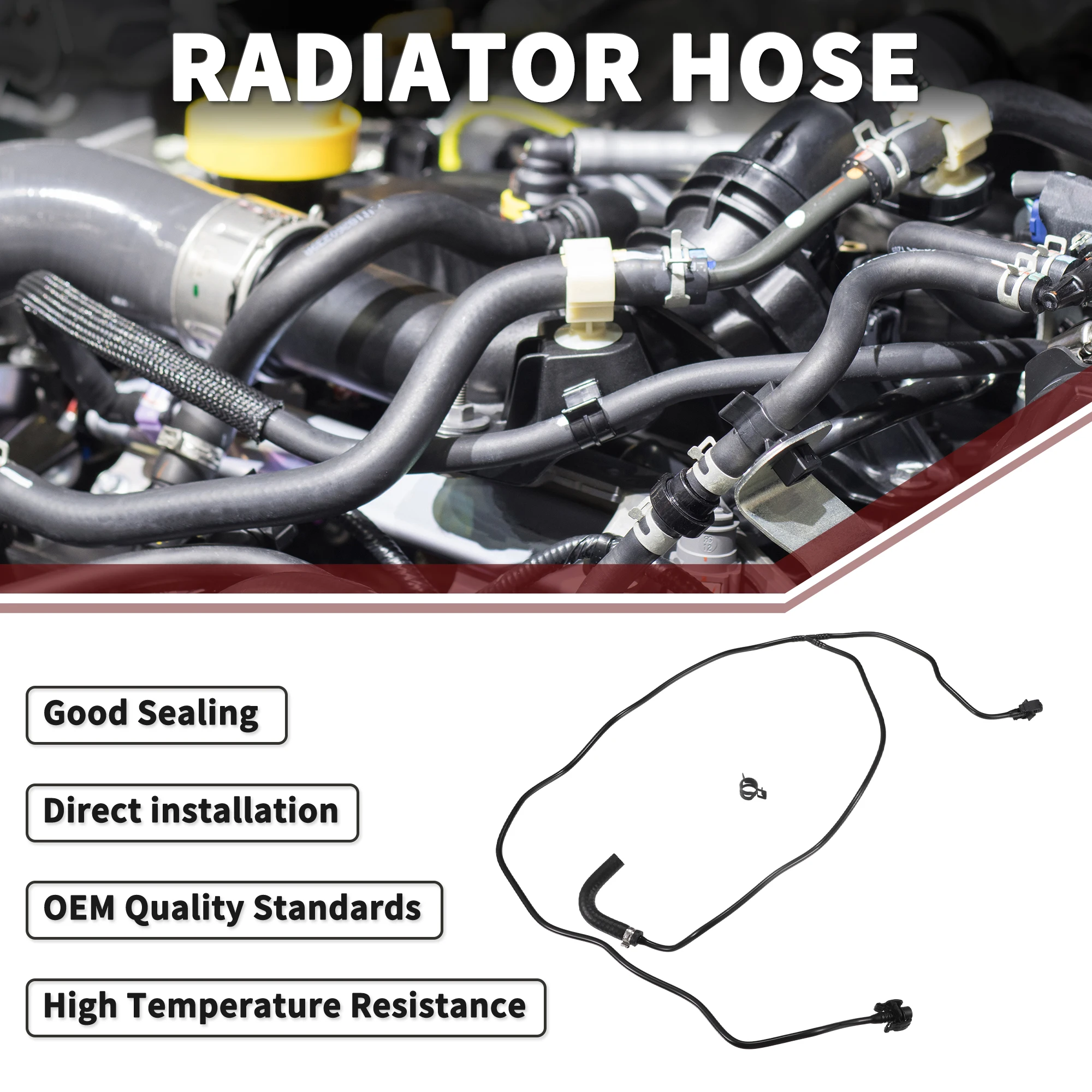 UXCELL Radiator Hose for Ford Focus MK3 2014-2023 No.F1F18C012DD | Black 1 Pcs
UXCELL Radiator Hose for Ford Focus MK3 2014-2023 No.F1F18C012DD | Black 1 Pcs