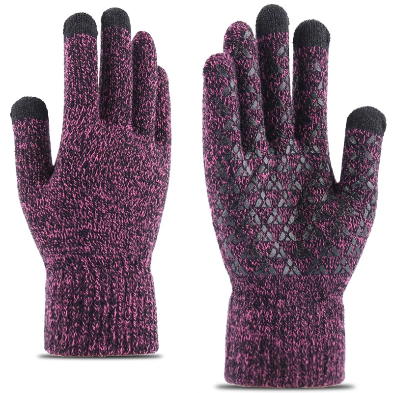 Knitted touch screen gloves for men women lovers plush thickened Guantes mulheres wool warm Stretch non slip gloves in winter
Knitted touch screen gloves for men women lovers plush thickened Guantes mulheres wool warm Stretch non slip gloves in winter