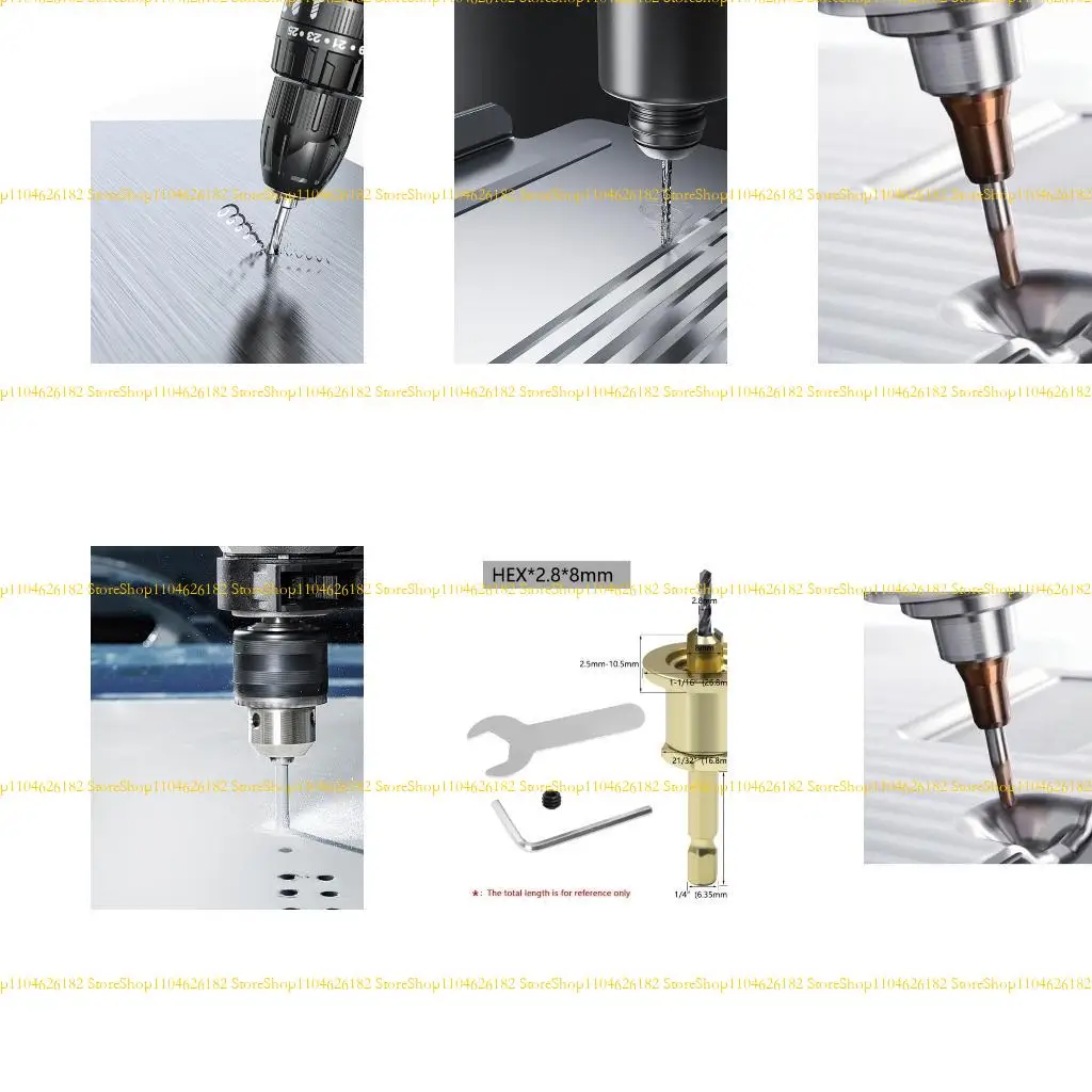 Q2Q4 Precise Woodworking Drill Bit with Adjustable Countersink Depth Stop Shank
Q2Q4 Precise Woodworking Drill Bit with Adjustable Countersink Depth Stop Shank