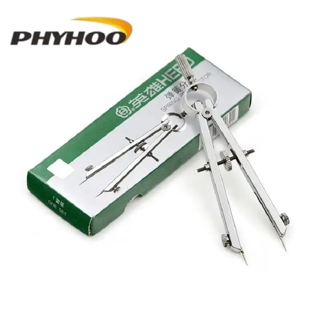 PHYHOO Professional Alloy Spring Compass Precision Jewelry DIY Tool Industrial Marking Gauge Drawing Divider for Crafts Engineer
PHYHOO Professional Alloy Spring Compass Precision Jewelry DIY Tool Industrial Marking Gauge Drawing Divider for Crafts Engineer