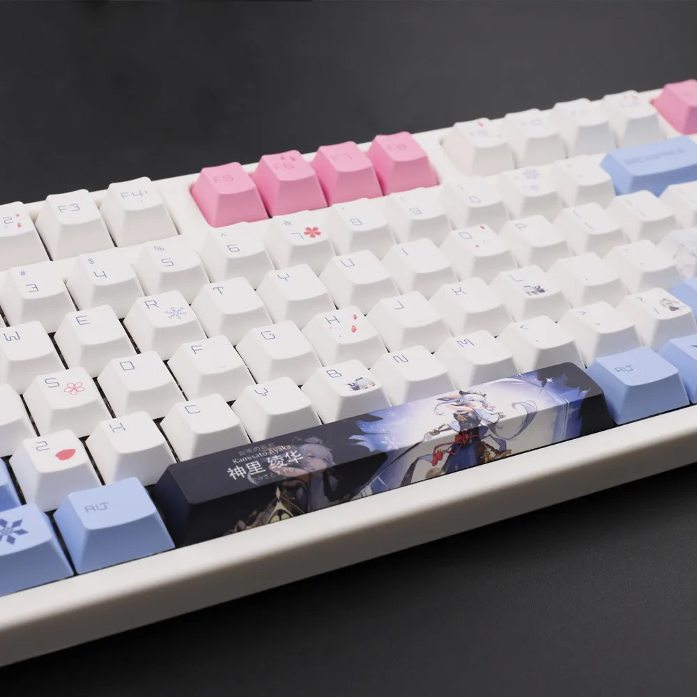 Игра Genshin Impact Ayaka Kamisato 134, колпачок для ключей, PBT DYE, сублимационный Cherry Profie MX, переключатель поперечной оси, механическая клавиатура, подарок
Игра Genshin Impact Ayaka Kamisato 134, колпачок для ключей, PBT DYE, сублимационный Cherry Profie MX, переключатель поперечной оси, механическая клавиатура, подарок