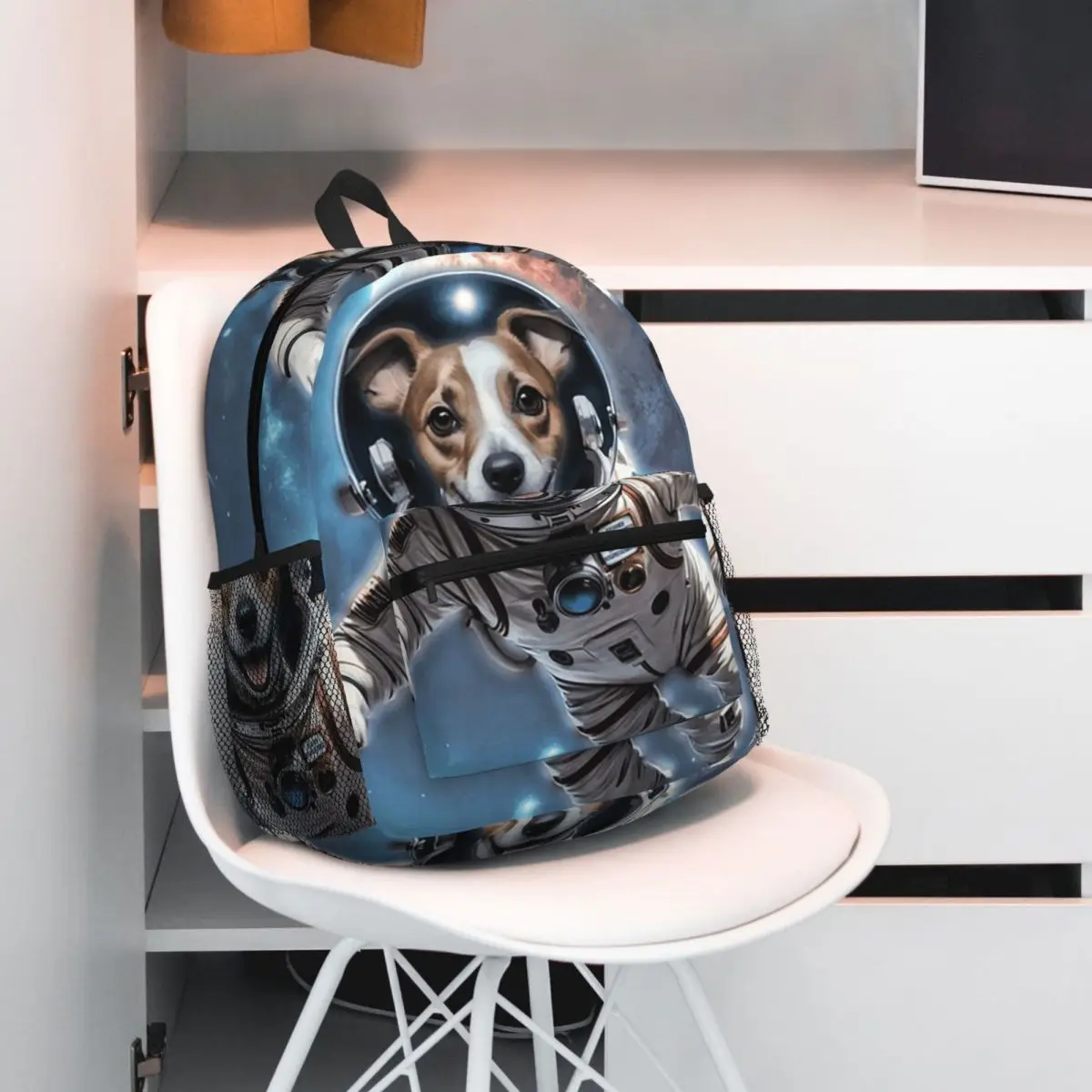 Jack Russell Terrier Dog In Space Backpack Student BookBag Children School Bag Computer Shoulder Bags for Men Women
Jack Russell Terrier Dog In Space Backpack Student BookBag Children School Bag Computer Shoulder Bags for Men Women