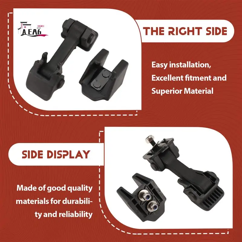 AEA6-1 Pair Front Hood Latch Catch & Bracket 55395652AC For Jeep Wrangler JK 2007-2018
AEA6-1 Pair Front Hood Latch Catch & Bracket 55395652AC For Jeep Wrangler JK 2007-2018