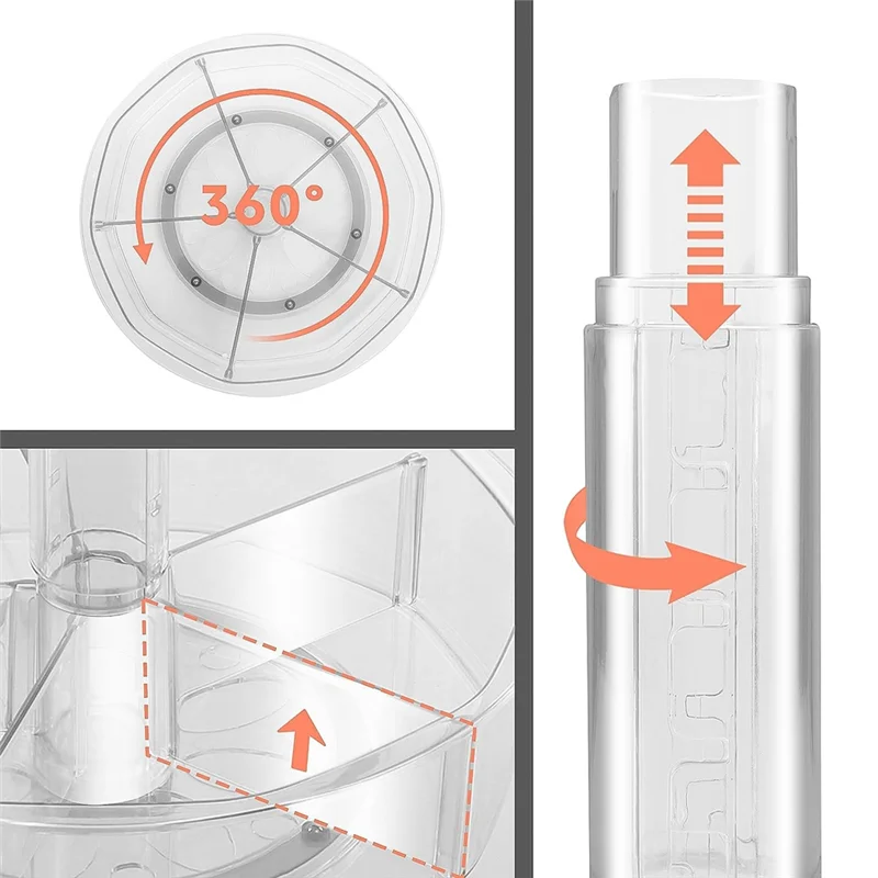 AY03-2 Tier Lazy Susan Organizer Turntable Clear Spice Rack Organizer For Cabinet Organizer
AY03-2 Tier Lazy Susan Organizer Turntable Clear Spice Rack Organizer For Cabinet Organizer