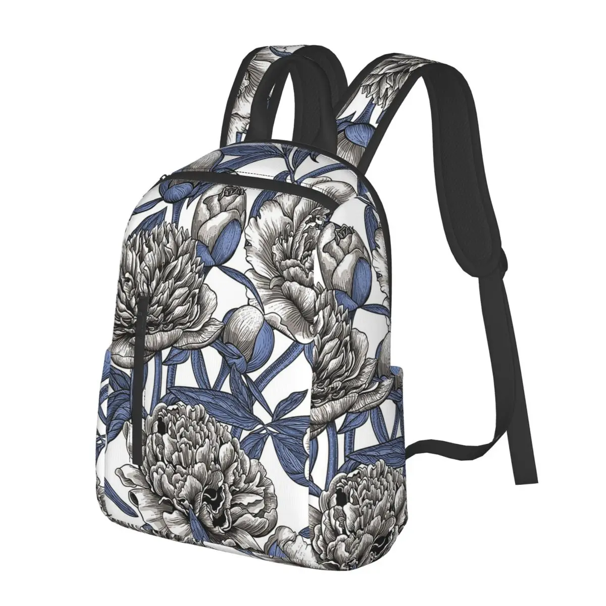 Vintage Black White Peony Flowers Student Backpack School Bag Hiking Travel Daypack for Men Women Bookbag Shoulder Bags
Vintage Black White Peony Flowers Student Backpack School Bag Hiking Travel Daypack for Men Women Bookbag Shoulder Bags