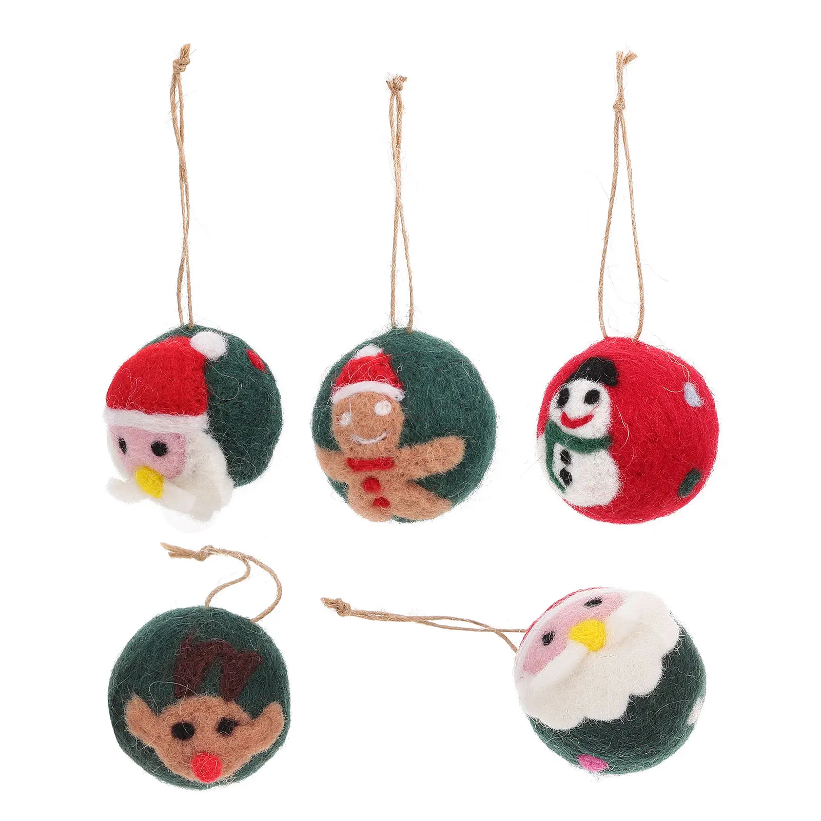 Wool Felt Pendants Colored Xmas Balls Christmas Tree naments Hanging Decor Accessories Home Garden Celebrations
Wool Felt Pendants Colored Xmas Balls Christmas Tree naments Hanging Decor Accessories Home Garden Celebrations