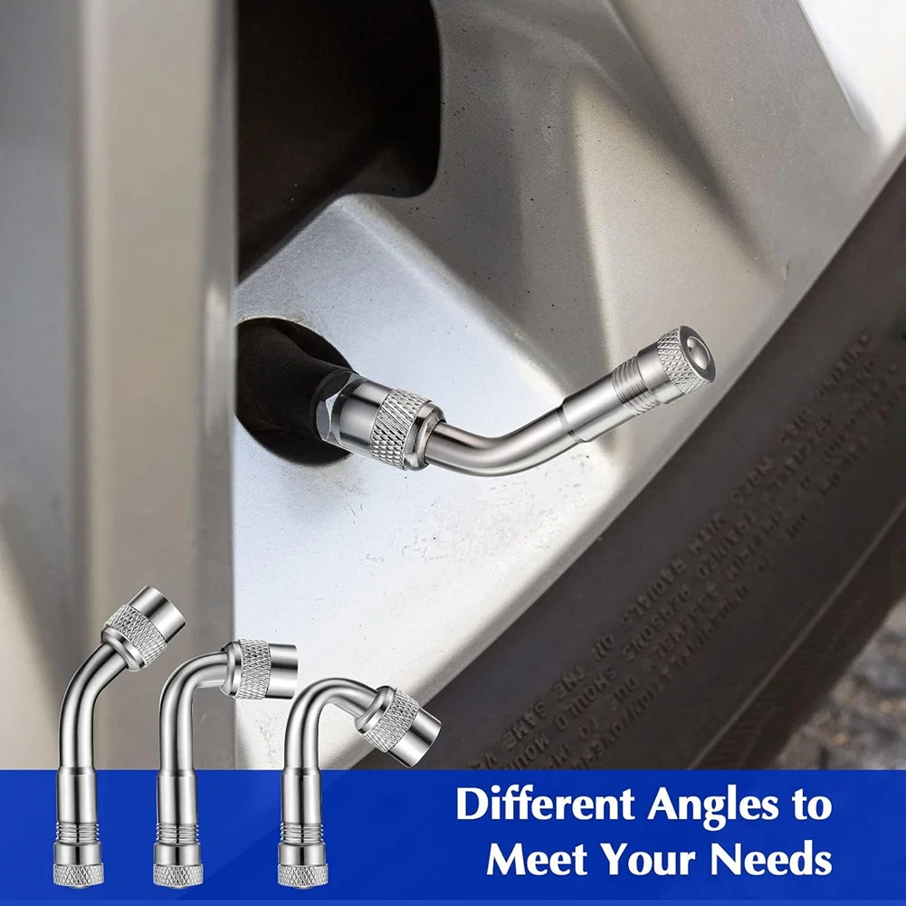A80X-10 Pieces Stainless Steel Valve Stem Extension, 4 Pieces Dual Tire Valve Extension 6 Pieces Valve Extender Adaptor
A80X-10 Pieces Stainless Steel Valve Stem Extension, 4 Pieces Dual Tire Valve Extension 6 Pieces Valve Extender Adaptor