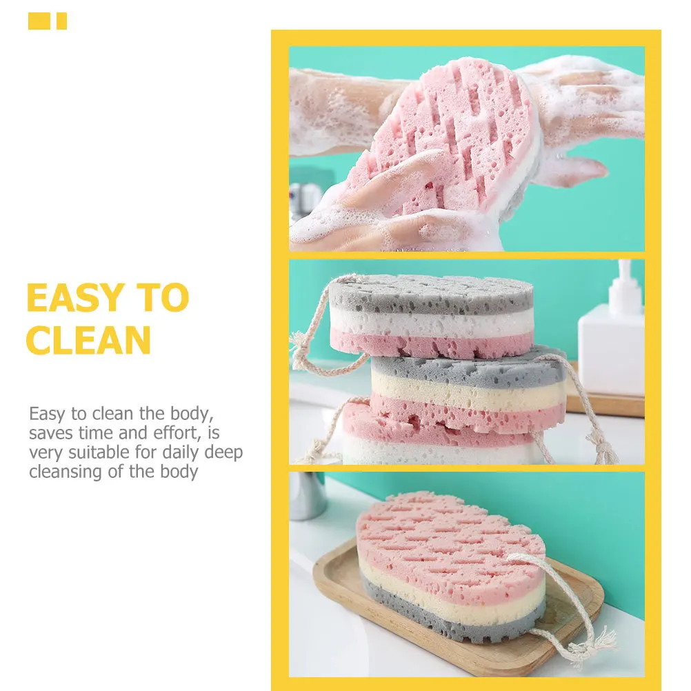 6Pcs Bath Sponge Rich Foam Exfoliating Body Scrubber Shower Sponge for Thorough Daily Cleansing and Delicate Skin
6Pcs Bath Sponge Rich Foam Exfoliating Body Scrubber Shower Sponge for Thorough Daily Cleansing and Delicate Skin