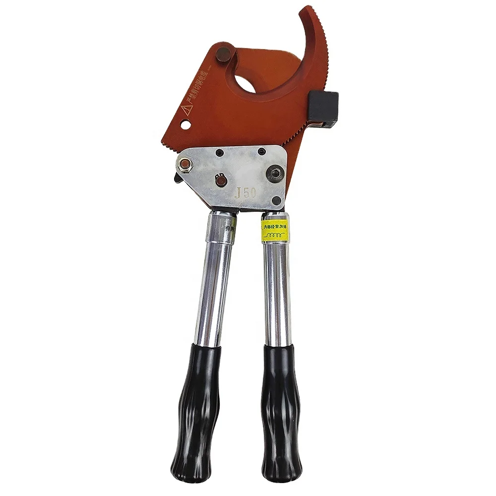 J50 Manual ratchet cutting tool cable cutter for ACSR cables and strands in construction
J50 Manual ratchet cutting tool cable cutter for ACSR cables and strands in construction