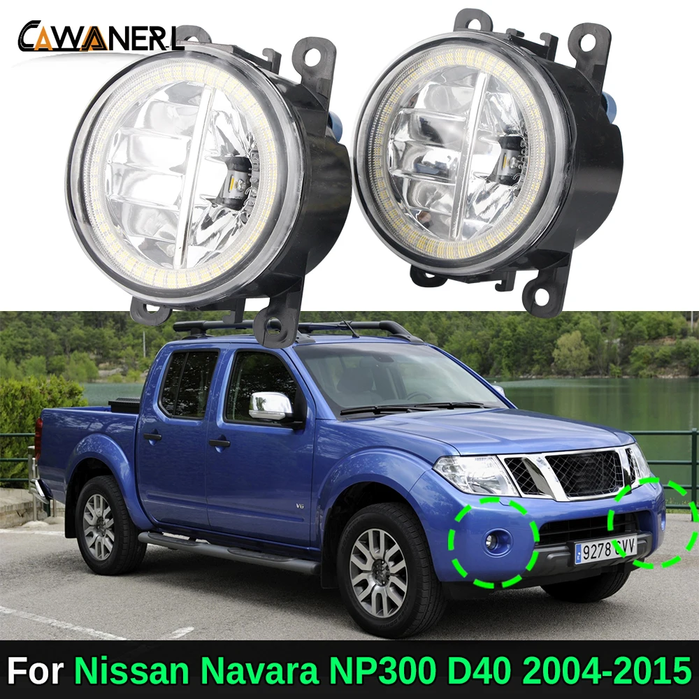 2 X Car 30W Front Bumper LED Fog Light DRL Angel Eye Daylight H11 Accessories For Nissan Navara NP300 D40 2004-2015
2 X Car 30W Front Bumper LED Fog Light DRL Angel Eye Daylight H11 Accessories For Nissan Navara NP300 D40 2004-2015
