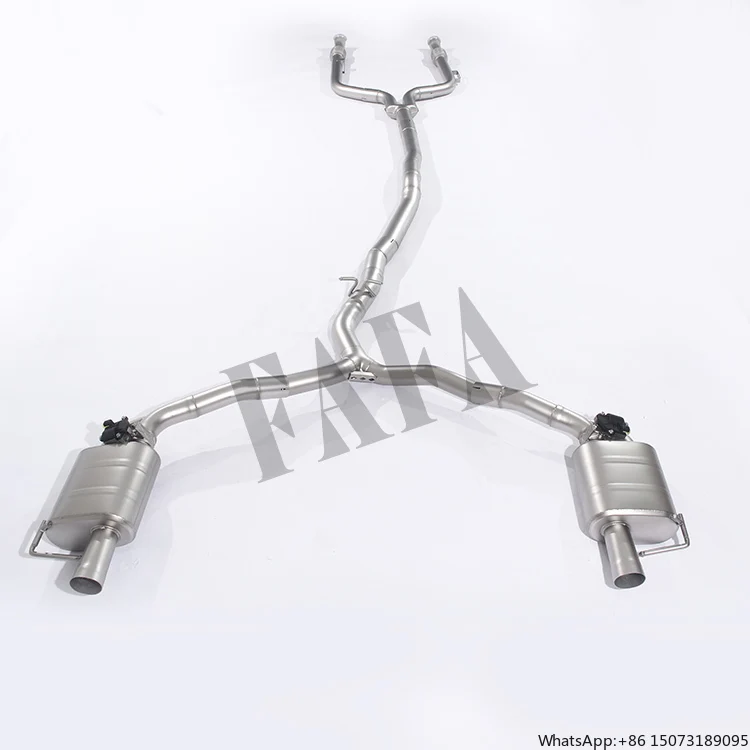 Для W213 E43 3.0T 2017: Комплект выхлопной системы (передняя, средняя и задняя секции) с электроклапаном и глушителем для повышения производительности
Для W213 E43 3.0T 2017: Комплект выхлопной системы (передняя, средняя и задняя секции) с электроклапаном и глушителем для повышения производительности