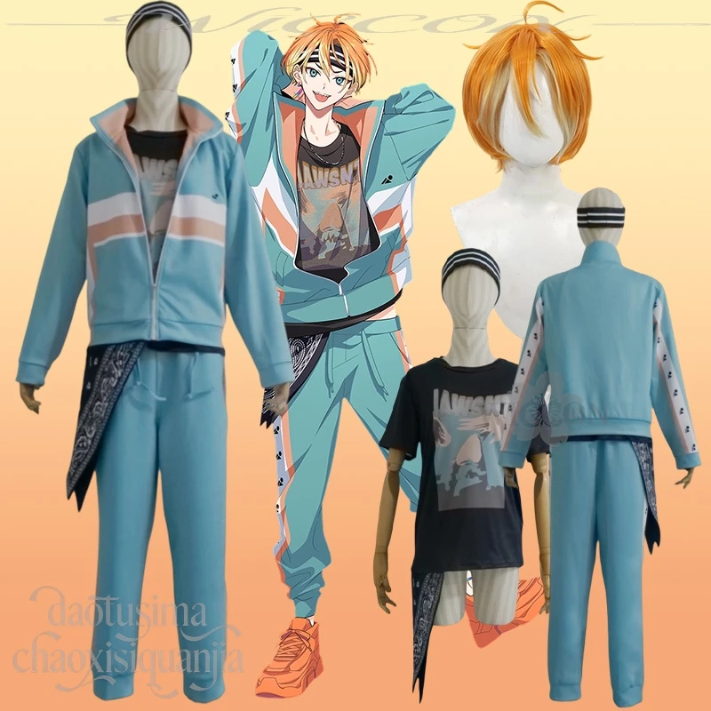 Isotake Akuta 18TRIP Day2 комплект для косплея серо-синяя спортивная куртка брюки повязка на голову футболка костюм для вечеринки на Рождество и Хэллоуин
Isotake Akuta 18TRIP Day2 комплект для косплея серо-синяя спортивная куртка брюки повязка на голову футболка костюм для вечеринки на Рождество и Хэллоуин