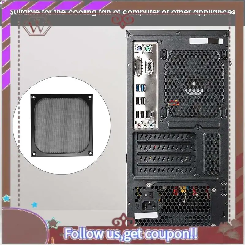 ABBG-140Mm Desktop Computer Case Fan Dust Filter Grills Dustproof Case Cover With Screws, Aluminum Frame Mesh, 4 Pack
ABBG-140Mm Desktop Computer Case Fan Dust Filter Grills Dustproof Case Cover With Screws, Aluminum Frame Mesh, 4 Pack