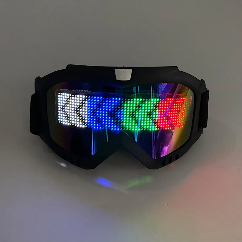 Futuristic LED Bluetooth Glasses Creative DIY Text Patterns Goggles Personality Robot Luminous Eyepieces Carnival DJ Sun Glasses
Futuristic LED Bluetooth Glasses Creative DIY Text Patterns Goggles Personality Robot Luminous Eyepieces Carnival DJ Sun Glasses