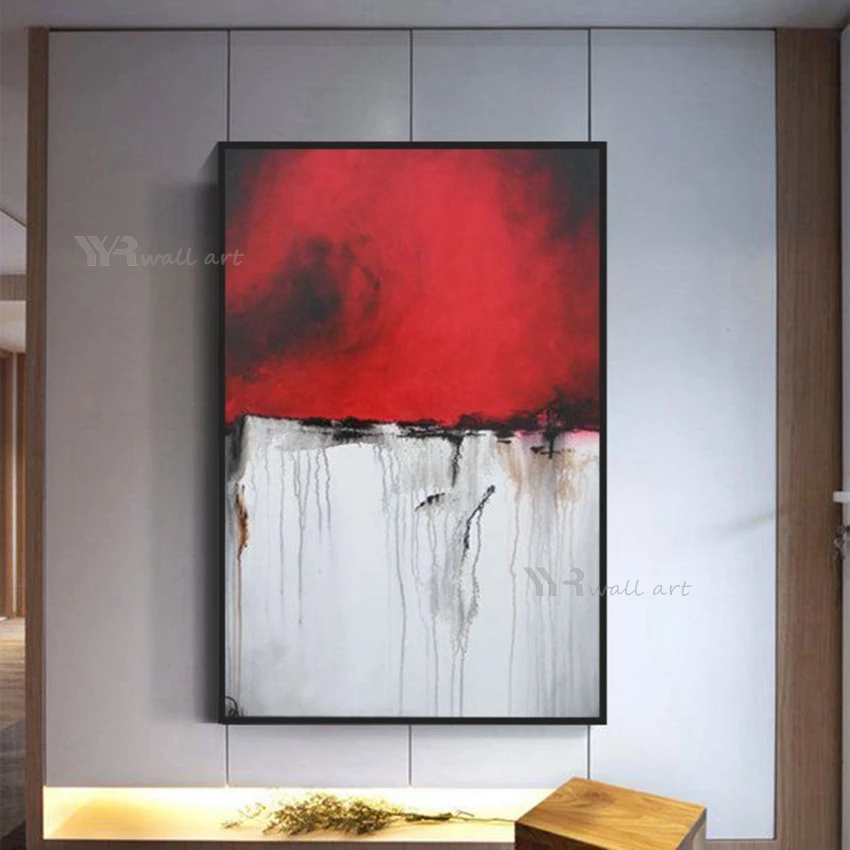 Minimalist Modern Decorative Picture Red White Black Abstract Art Texture Oil Painting 100%Handmade Canvas Poster For Home Hotel
Minimalist Modern Decorative Picture Red White Black Abstract Art Texture Oil Painting 100%Handmade Canvas Poster For Home Hotel