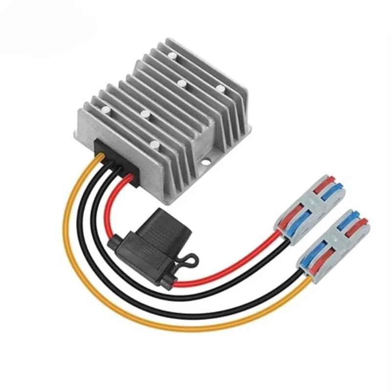 With fuse and connector converter 24V to 12V 10A
With fuse and connector converter 24V to 12V 10A