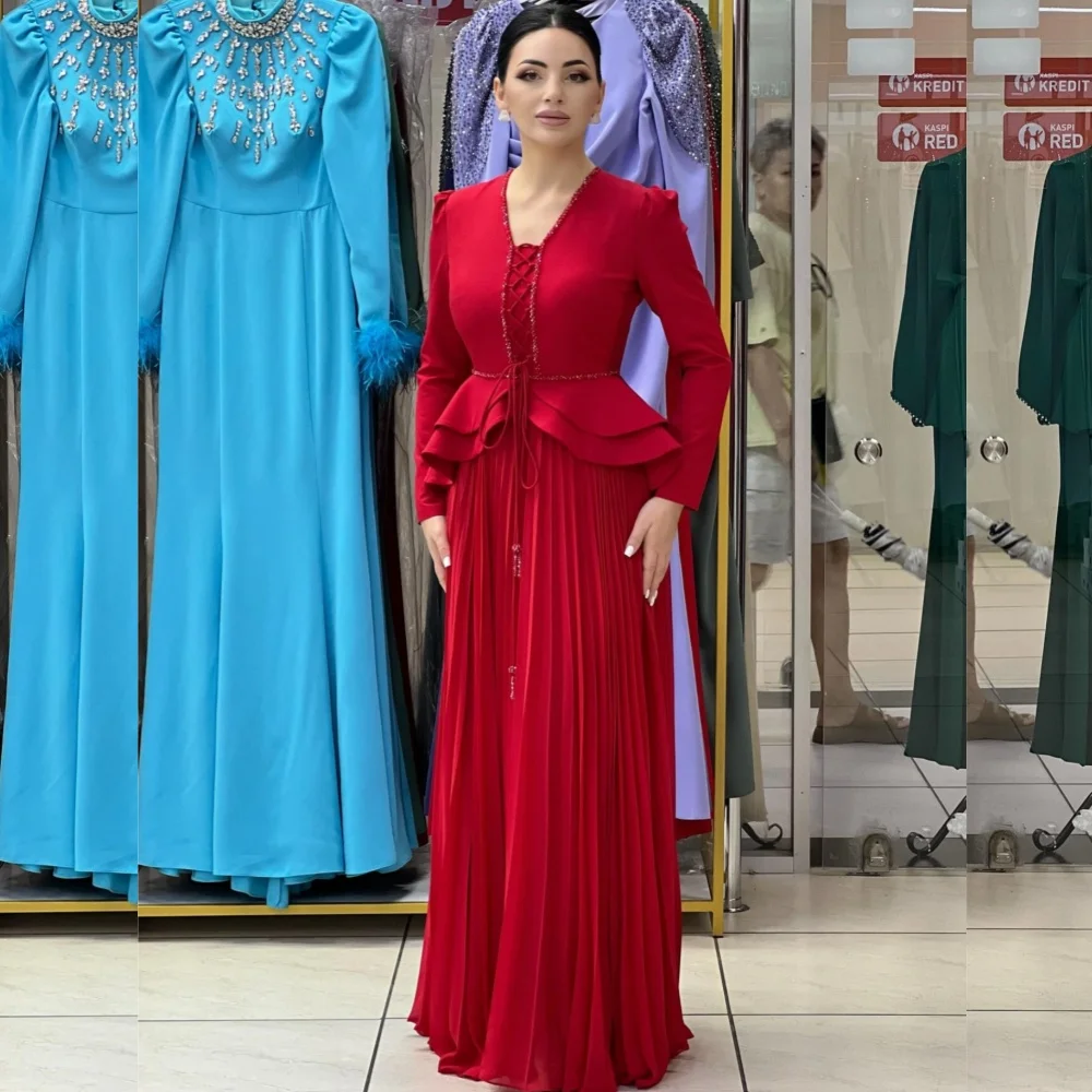 Customized Chinese Style Jersey Sequined Pleat A-line V-neck Long Dresses Bespoke Occasion Classic Matching
Customized Chinese Style Jersey Sequined Pleat A-line V-neck Long Dresses Bespoke Occasion Classic Matching