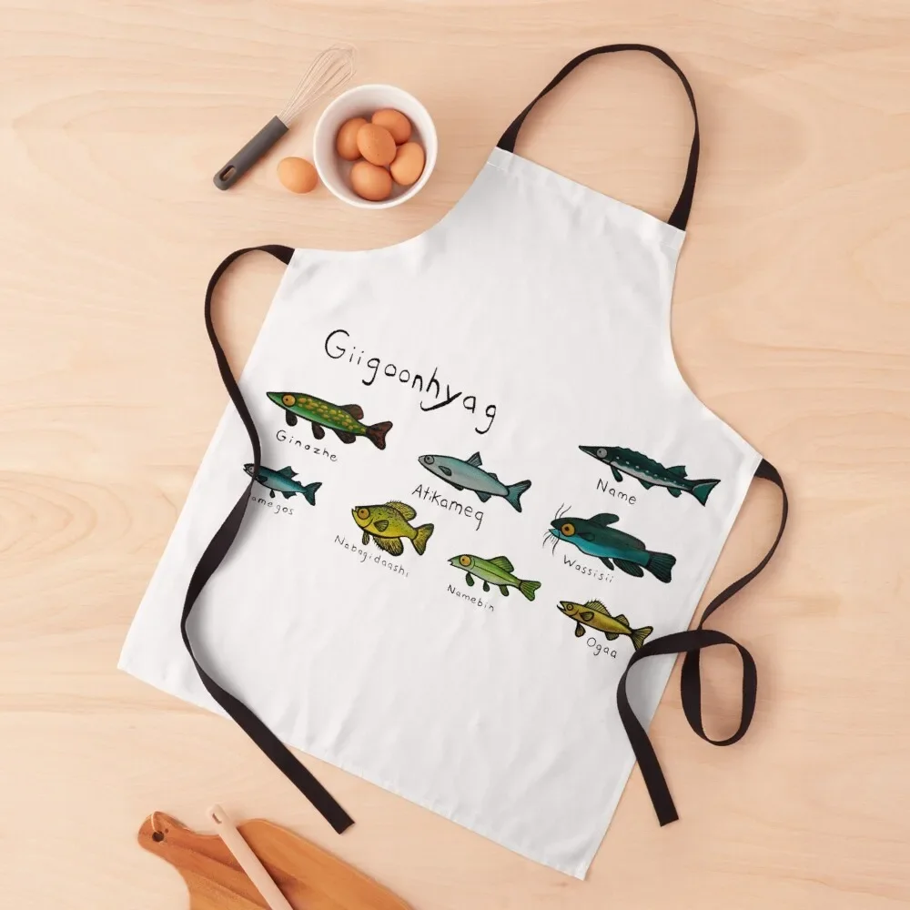 Giigoonhyag Anishinaabemowin Apron kitchen utensil Kitchen Special Accessories For Cosmetologist Apron
Giigoonhyag Anishinaabemowin Apron kitchen utensil Kitchen Special Accessories For Cosmetologist Apron