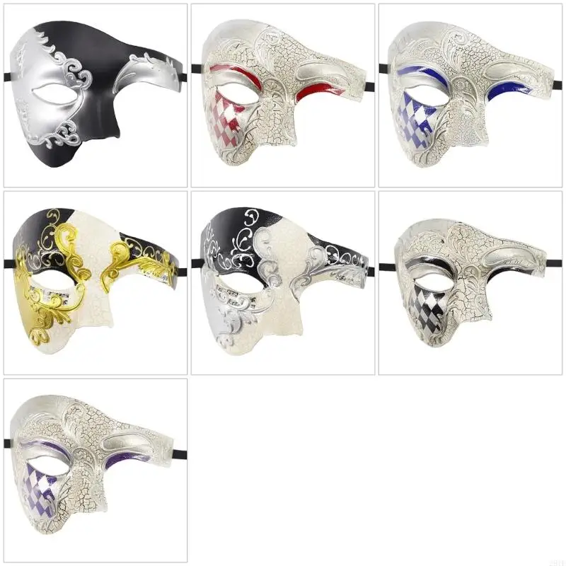 2025 New Masquerade Mask Venetians Mask Plastic Mardi Gras Mask Half Face Mask Halloween Costume Mask for Carnivals Party Ball
2025 New Masquerade Mask Venetians Mask Plastic Mardi Gras Mask Half Face Mask Halloween Costume Mask for Carnivals Party Ball