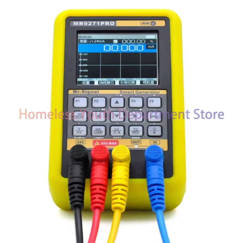 MR9271PRO Multifunctional Signal Generator 4-20mA HART Communicator Simplex/Duplex Mode For Modbus Debugging
MR9271PRO Multifunctional Signal Generator 4-20mA HART Communicator Simplex/Duplex Mode For Modbus Debugging