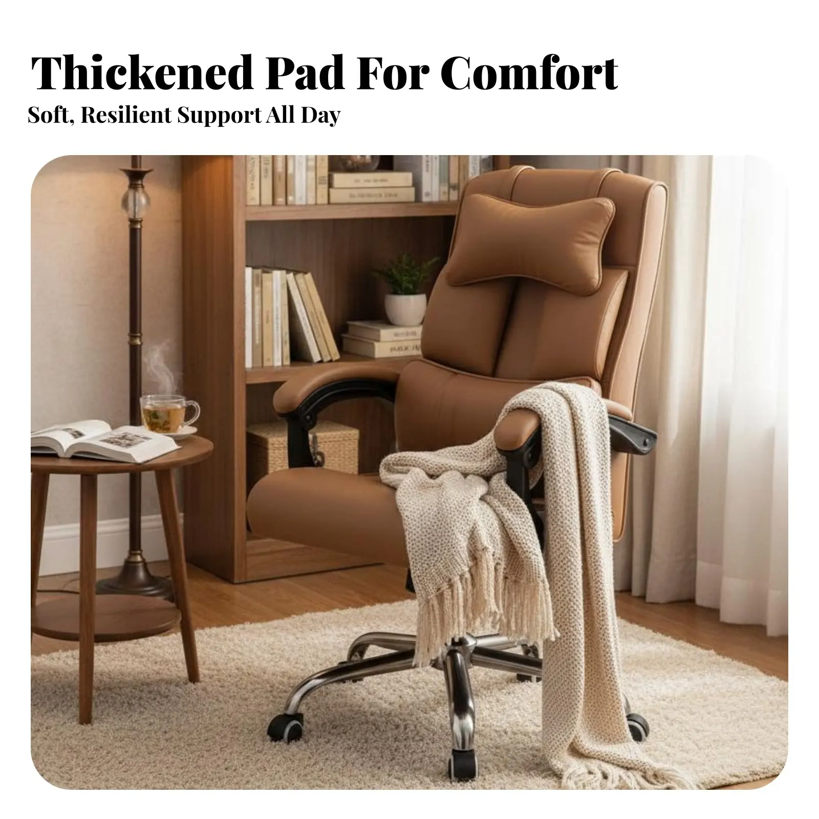 Ergonomic Recliner with Footrest Highspine Support Reclining Task Chair with Footrest 350lbs Weight Capacity SGS Certified
Ergonomic Recliner with Footrest Highspine Support Reclining Task Chair with Footrest 350lbs Weight Capacity SGS Certified