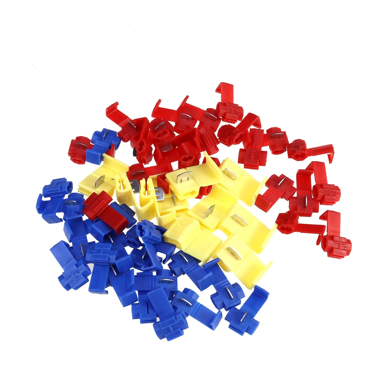 100Pcs Wire Connector Kit Solderless Branch Terminal Clamp Clip Sets for Automotive Installation Control Measurement
100Pcs Wire Connector Kit Solderless Branch Terminal Clamp Clip Sets for Automotive Installation Control Measurement