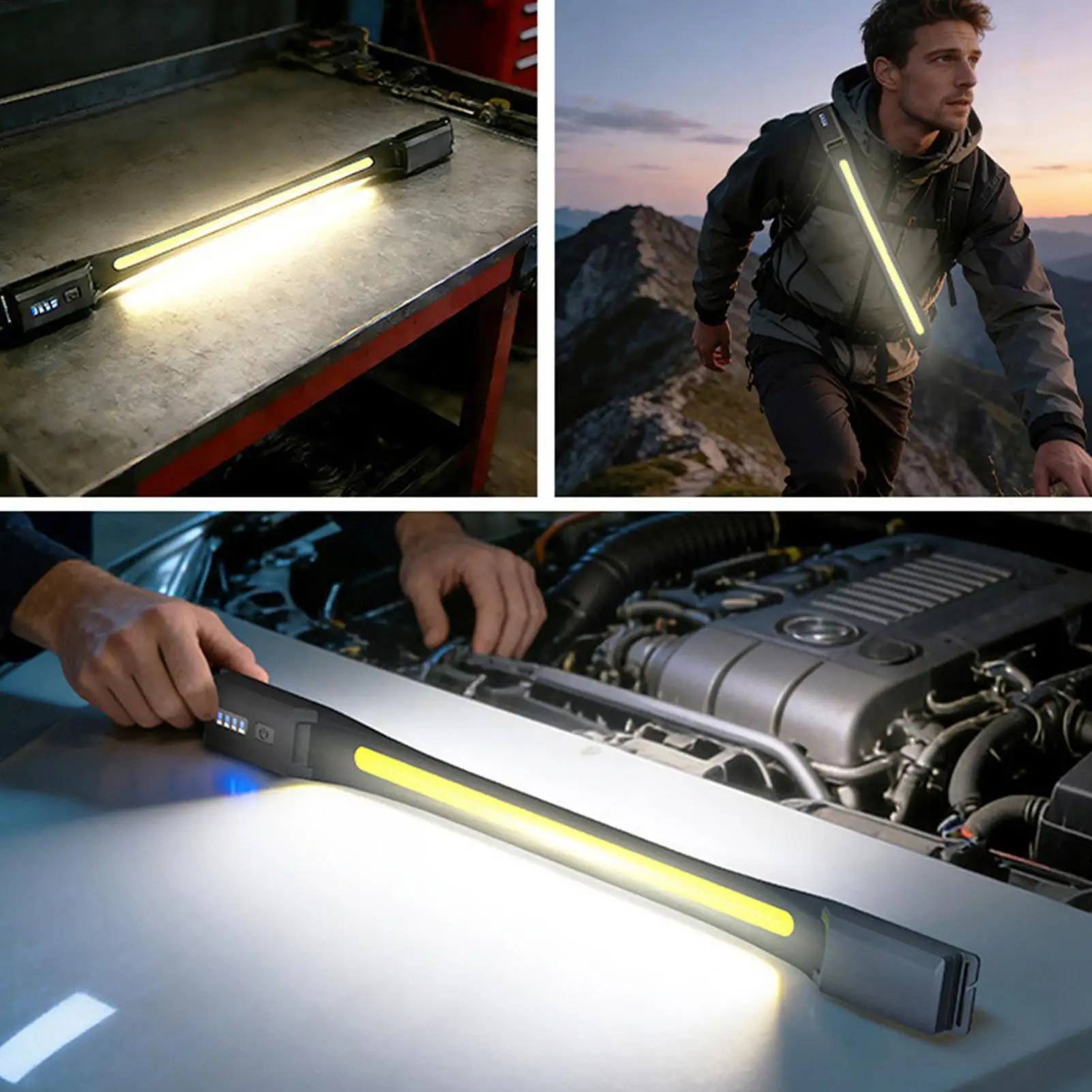 Magnetic Work Light Magnetic LED Vehicle Repair Lighting Cordless Under Hood Repairing Inspection Light For Auto Mechanic
Magnetic Work Light Magnetic LED Vehicle Repair Lighting Cordless Under Hood Repairing Inspection Light For Auto Mechanic
