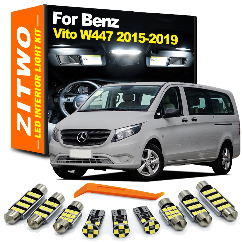 ZITWO 14Pcs For Mercedes Benz Vito W447 2015 2016 2017 2018 2019 LED Interior Map Reading Light Trunk Sun Visor Bulb Kit Canbus
ZITWO 14Pcs For Mercedes Benz Vito W447 2015 2016 2017 2018 2019 LED Interior Map Reading Light Trunk Sun Visor Bulb Kit Canbus
