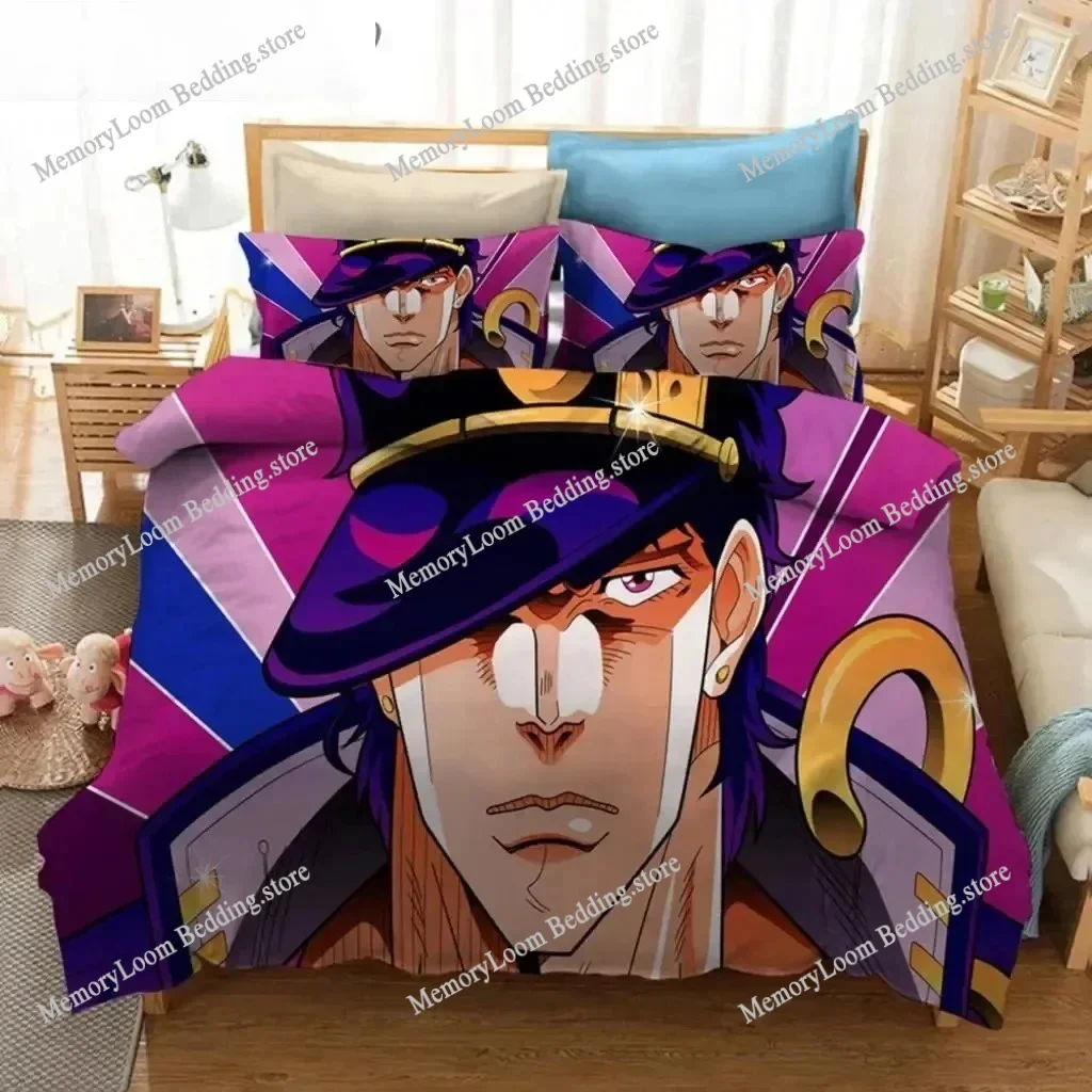 Anime JoJo Bizarre Adventure Jotaro Kujo Bedding Set Boys Girls Twin Queen Size Duvet Cover Pillowcase Bed Kids Adult Fashion
Anime JoJo Bizarre Adventure Jotaro Kujo Bedding Set Boys Girls Twin Queen Size Duvet Cover Pillowcase Bed Kids Adult Fashion