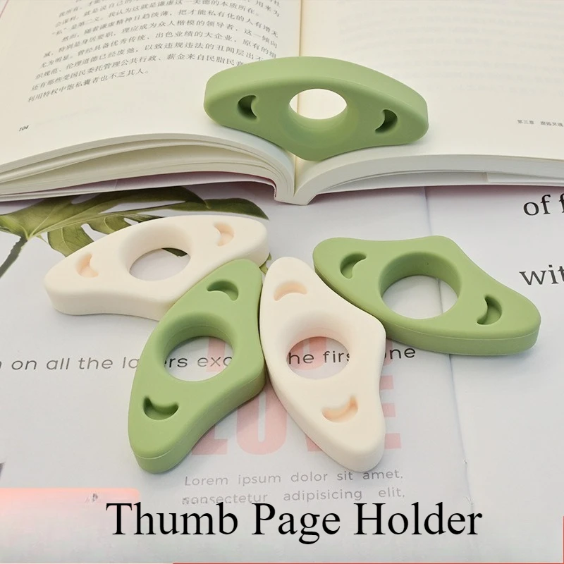 Thumb Page Holder - Silicone Bookmark & Book Stand for One-Hand Reading, Perfect for Indoor/Outdoor Book Lovers Non-Slip Grip
Thumb Page Holder - Silicone Bookmark & Book Stand for One-Hand Reading, Perfect for Indoor/Outdoor Book Lovers Non-Slip Grip