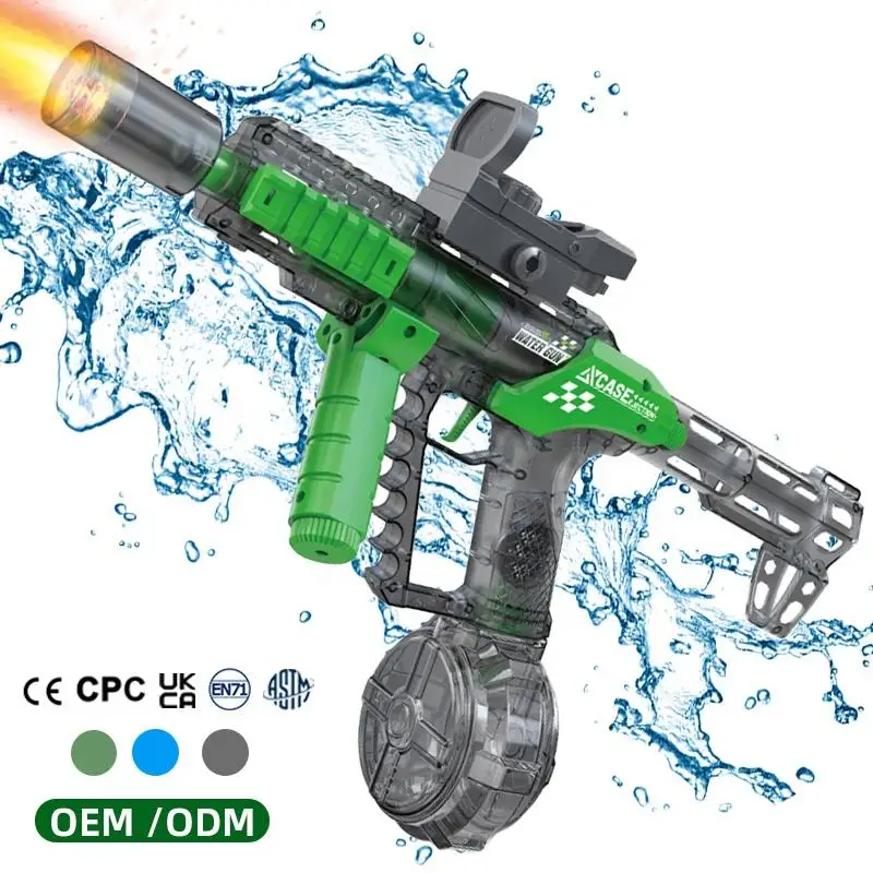 New Long Range Shooting Electric Water Gun Toys Automatic Fights Toy Sensor Muzzle Flame Squirt Gun Summer Beach Pool Party Toy
New Long Range Shooting Electric Water Gun Toys Automatic Fights Toy Sensor Muzzle Flame Squirt Gun Summer Beach Pool Party Toy