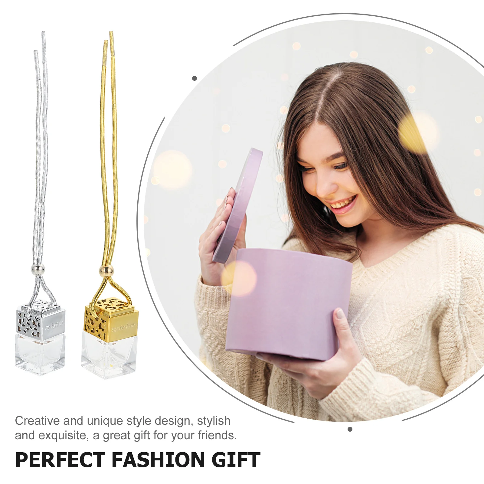 2Pcs Empty Car Perfume Bottle Hanging Essential Oil Bottles for Car Aromatherapy Diffuser Chic Sturdy Pendant Decor Home Bedroom
2Pcs Empty Car Perfume Bottle Hanging Essential Oil Bottles for Car Aromatherapy Diffuser Chic Sturdy Pendant Decor Home Bedroom