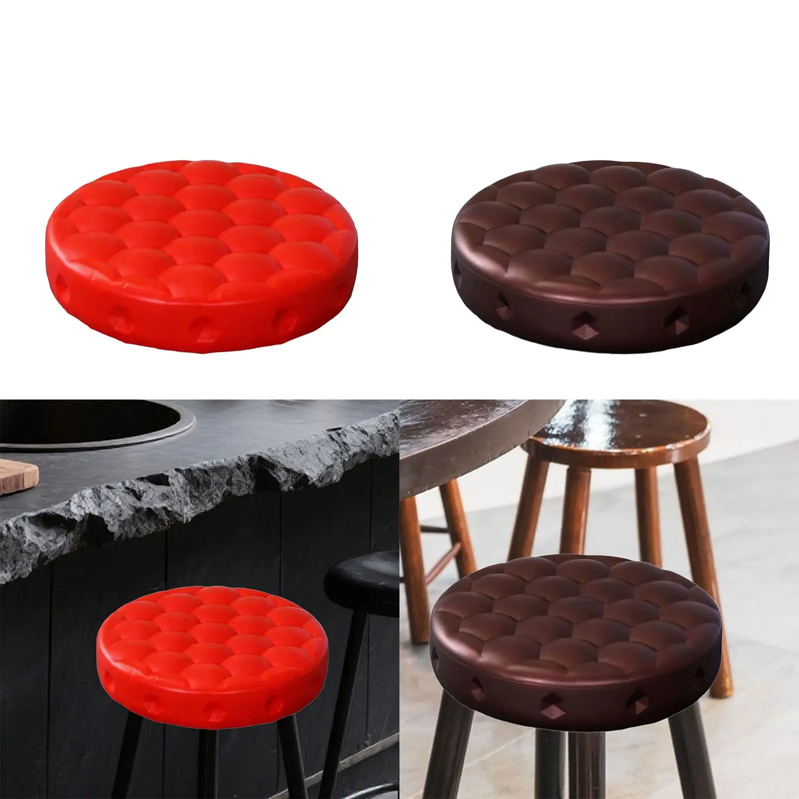 Round Seat Cushion for , Seat Top Barstool Accessories, Round Seat Stool Padded PU Leather, for Home SPA Barber
Round Seat Cushion for , Seat Top Barstool Accessories, Round Seat Stool Padded PU Leather, for Home SPA Barber