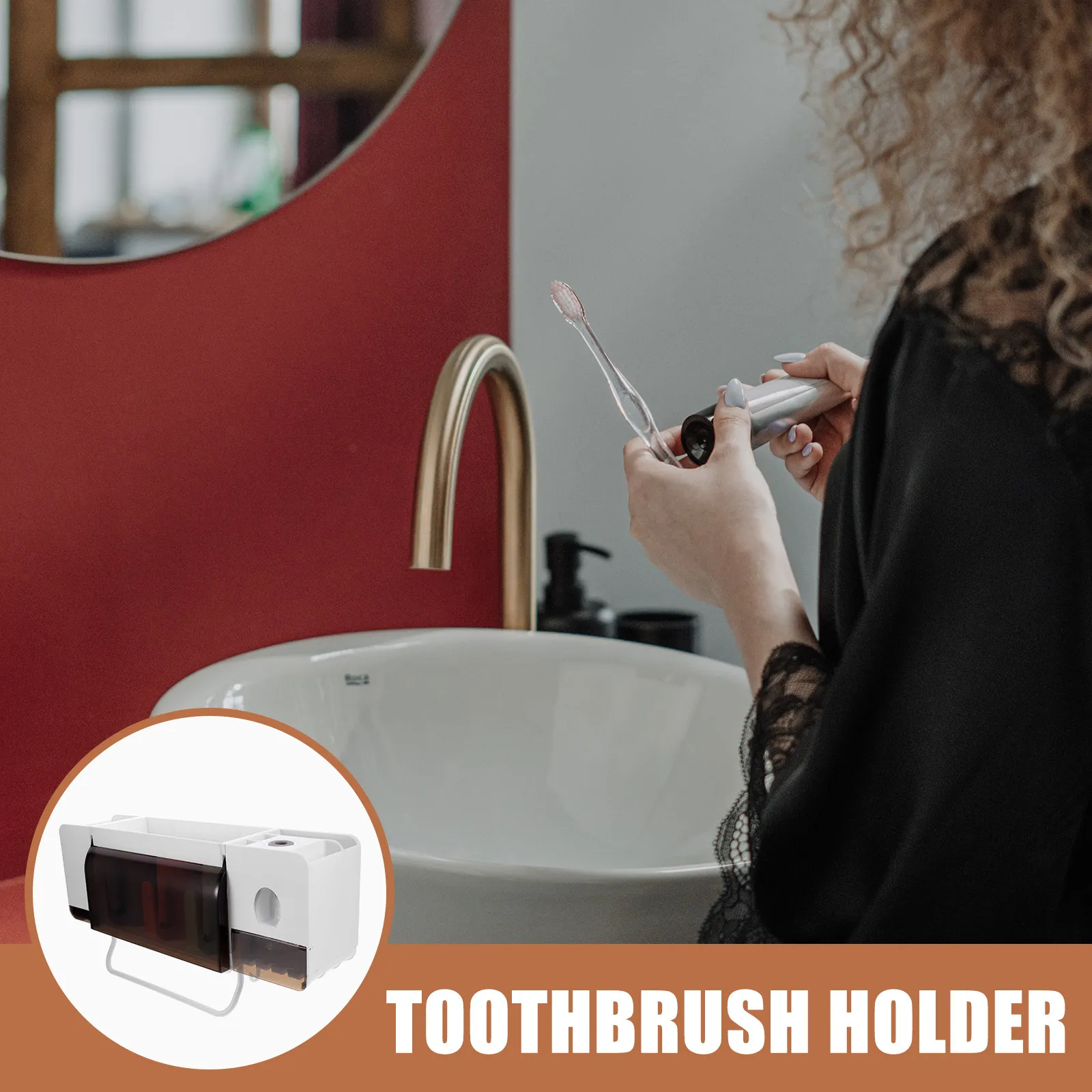 Suction Wall Toothbrush Holder ABS Multifunctional Bathroom Organizer Rack Toothbrush Shelf Cup Storage Bathroom Shelf
Suction Wall Toothbrush Holder ABS Multifunctional Bathroom Organizer Rack Toothbrush Shelf Cup Storage Bathroom Shelf