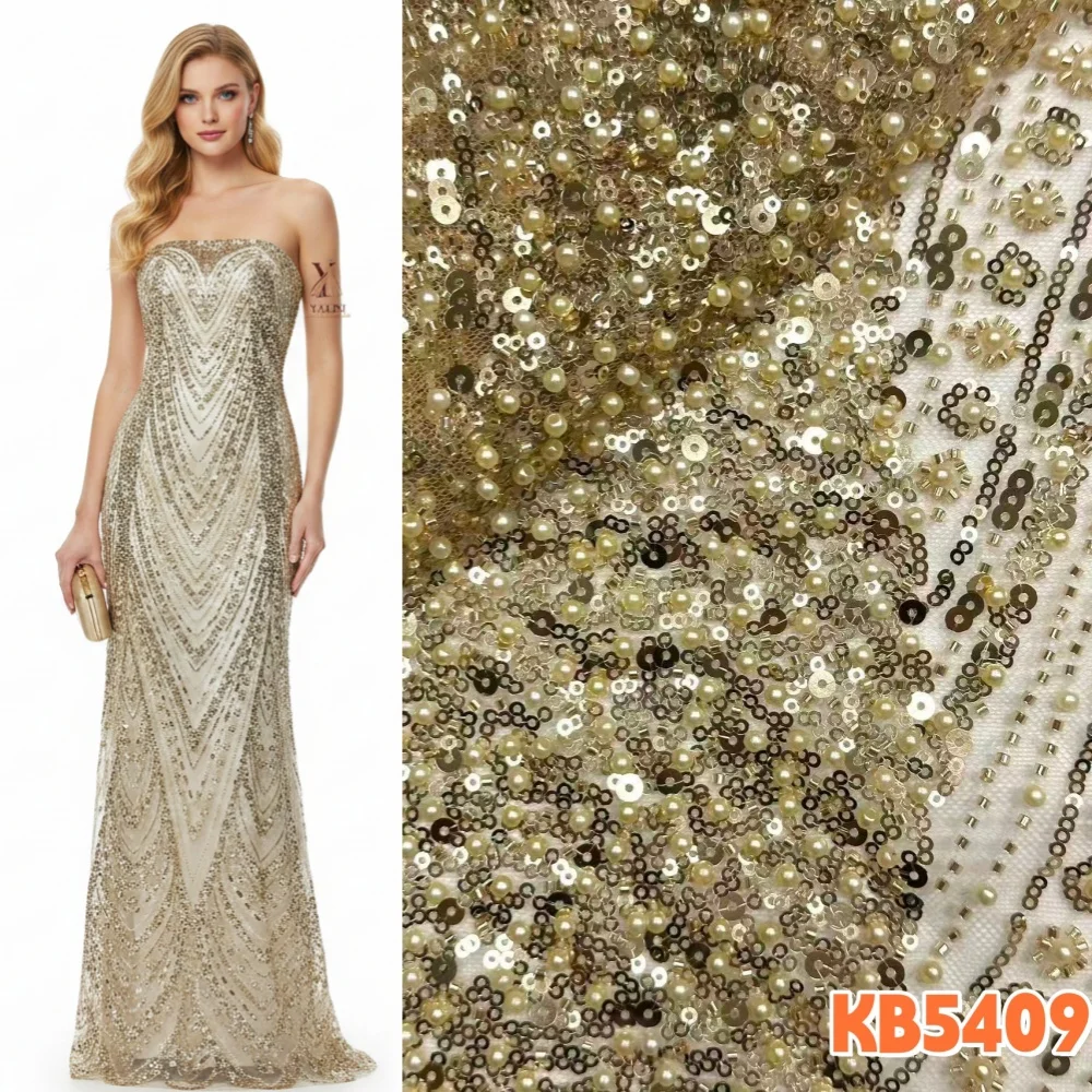 DREAMYLSI Red Beaded Lace Fabric 2026 French Nigerian Sequins Embroidered Lace Fabric for Party Wedding Dress 5 Yards KB5409
DREAMYLSI Red Beaded Lace Fabric 2026 French Nigerian Sequins Embroidered Lace Fabric for Party Wedding Dress 5 Yards KB5409