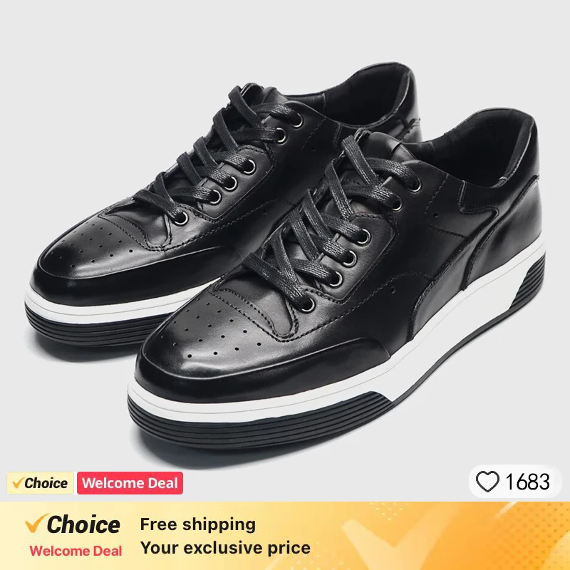 Luxury men's leather casual shoes, black lace up men's lightweight and comfortable flat sports shoes, men's outdoor Oxford shoes
Luxury men's leather casual shoes, black lace up men's lightweight and comfortable flat sports shoes, men's outdoor Oxford shoes