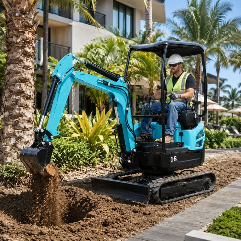 CE Euro5 Compact Excavator 1.5 Ton Mini Digger Customized Version for Digging Loading Cleaning and Maintenance
CE Euro5 Compact Excavator 1.5 Ton Mini Digger Customized Version for Digging Loading Cleaning and Maintenance