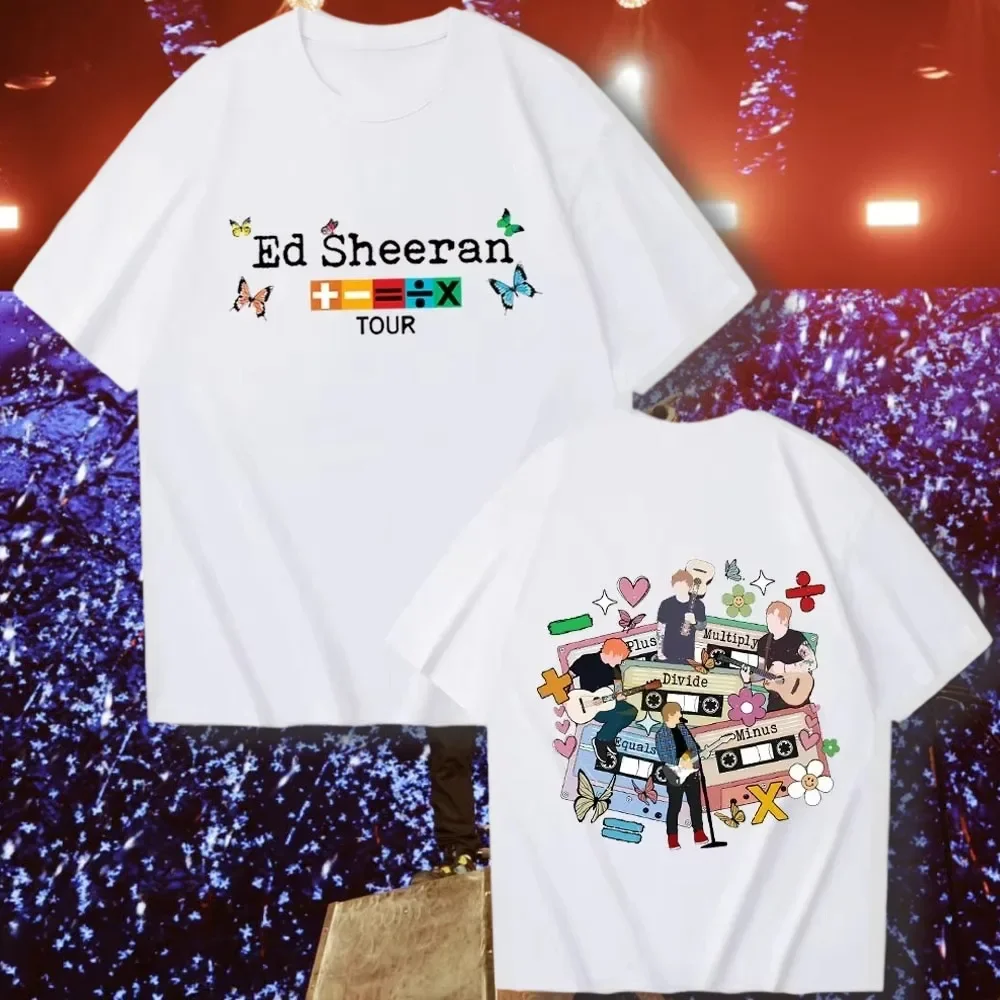 Футболка с короткими рукавами Ed Sheeran Math Tour 2021, мужская и женская повседневная футболка унисекс Ed Sheeran Mech Harajuku
Футболка с короткими рукавами Ed Sheeran Math Tour 2021, мужская и женская повседневная футболка унисекс Ed Sheeran Mech Harajuku