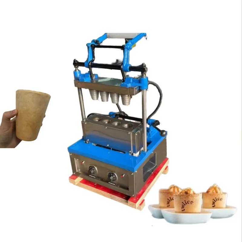 Custom Biscuit Cookie Ice Cream Milk Tea Cup Waffle Maker Machine Commercial Edible Coffee Cup Machine
Custom Biscuit Cookie Ice Cream Milk Tea Cup Waffle Maker Machine Commercial Edible Coffee Cup Machine