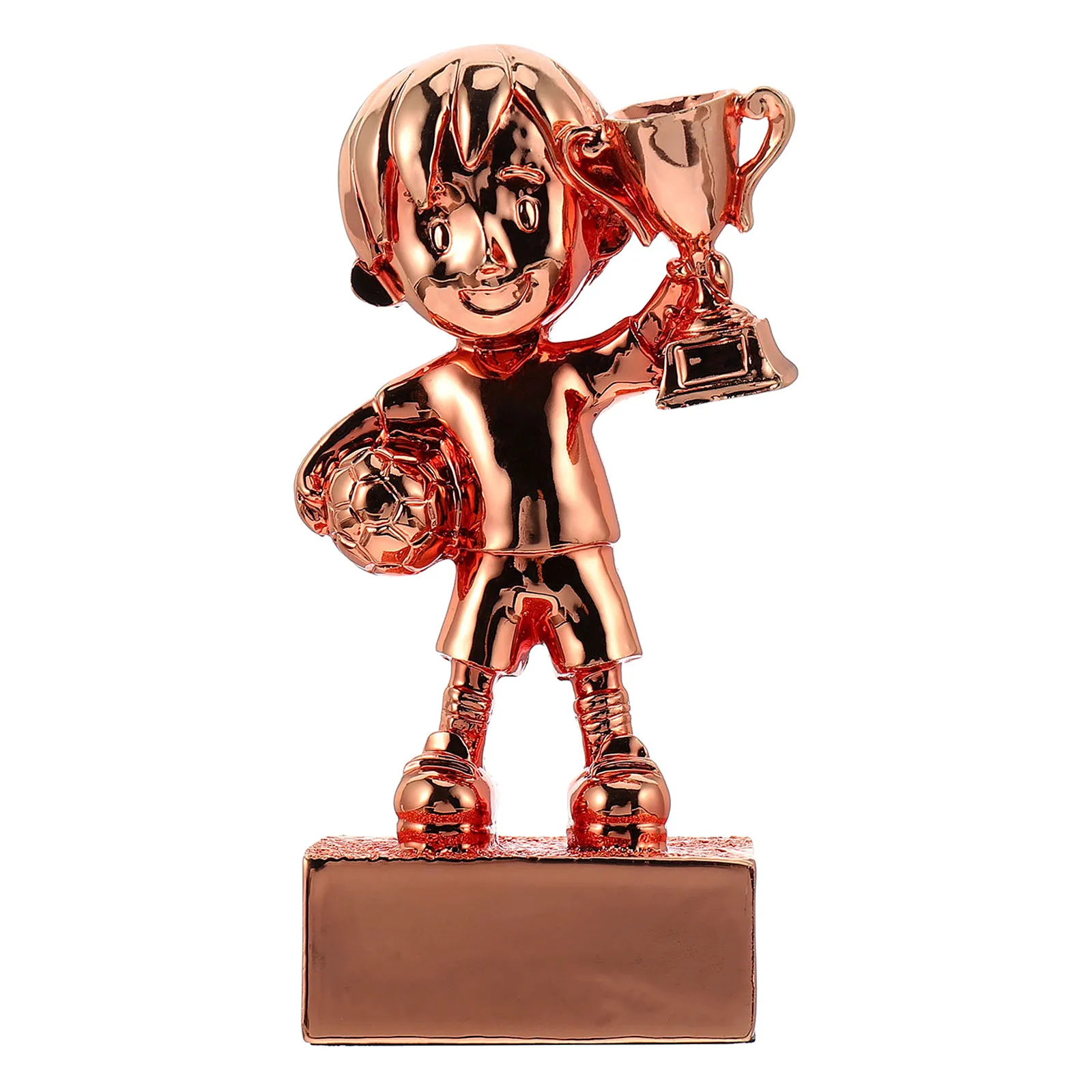 Small Football Trophy Resin Award Cup with Golden Plating Mini Character Design for Party Favors Classroom Rewards Sports Game
Small Football Trophy Resin Award Cup with Golden Plating Mini Character Design for Party Favors Classroom Rewards Sports Game