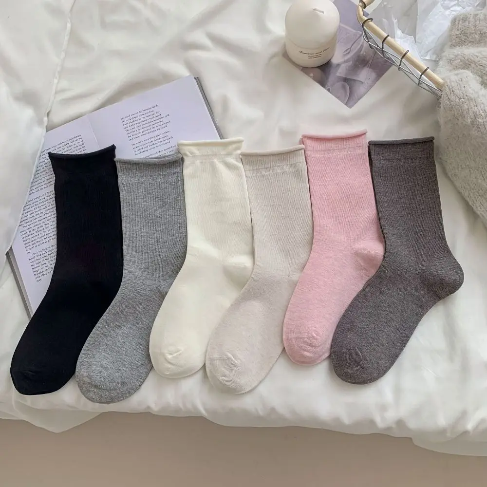 6Pairs Casual Solid Color Cotton Socks Moisture-Wicking Soft Cozy Simple Plain Socks Breathable Middle Tube Socks Daily
6Pairs Casual Solid Color Cotton Socks Moisture-Wicking Soft Cozy Simple Plain Socks Breathable Middle Tube Socks Daily
