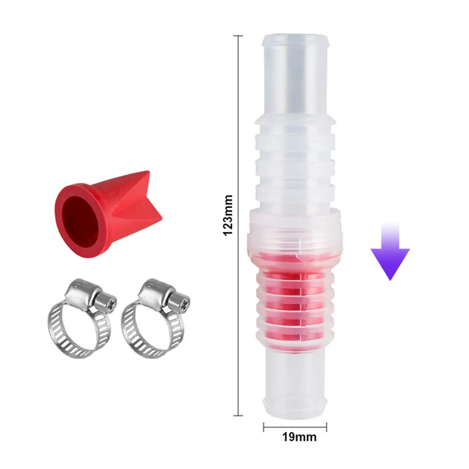1 Way Checks Valve Transparent High , Easy to Install, Premium Non Return Checks Valve Strong Sealing
1 Way Checks Valve Transparent High , Easy to Install, Premium Non Return Checks Valve Strong Sealing