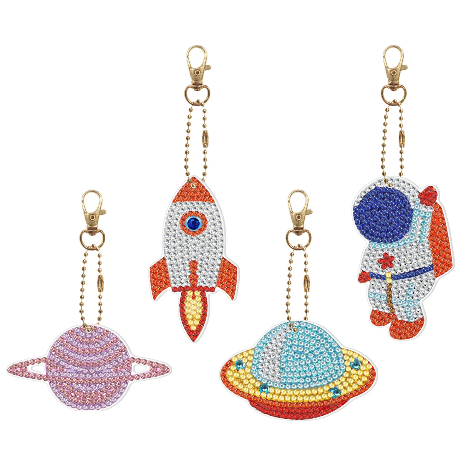 4Pcs Space Astronaut Planet Rocket DIY 5D Diamond Painting Keychain Kit Full Round Drill Car Bag Pendant Kids Handmade Craft Orn
4Pcs Space Astronaut Planet Rocket DIY 5D Diamond Painting Keychain Kit Full Round Drill Car Bag Pendant Kids Handmade Craft Orn