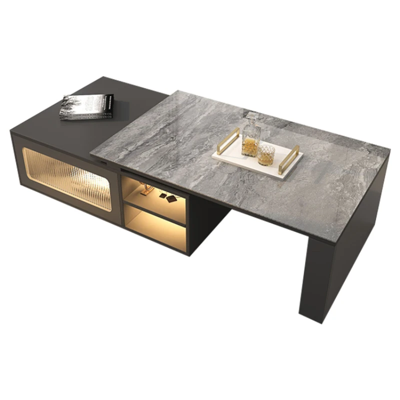 Rock-board coffee table telescopic modern light luxury small apartment living room household minimalist design sense coffee
Rock-board coffee table telescopic modern light luxury small apartment living room household minimalist design sense coffee