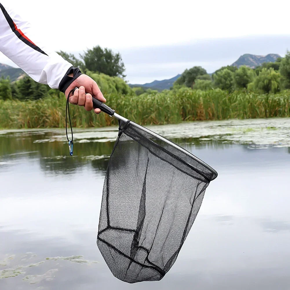 1/2pcs Fly Fishing Net Folding Dip Net Outdoor Fishing Rubber Non-slip Aluminum Alloy Pole Handle Large Catching Fish Mesh
1/2pcs Fly Fishing Net Folding Dip Net Outdoor Fishing Rubber Non-slip Aluminum Alloy Pole Handle Large Catching Fish Mesh
