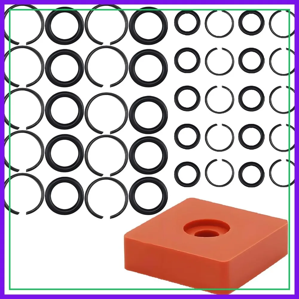 (10+10 Sets) 3/8" & 1/2" Impact Wrench Retainer Rings with O-Ring Kit, Anvil Tool, Compatible with Milwaukee Impact Wrench
(10+10 Sets) 3/8" & 1/2" Impact Wrench Retainer Rings with O-Ring Kit, Anvil Tool, Compatible with Milwaukee Impact Wrench