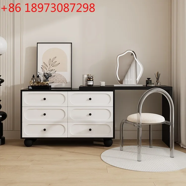 Комод, светильник, роскошная спальня, современный простой столик для макияжа, комод, встроенный прикроватный шкаф из цельного дерева
Комод, светильник, роскошная спальня, современный простой столик для макияжа, комод, встроенный прикроватный шкаф из цельного дерева