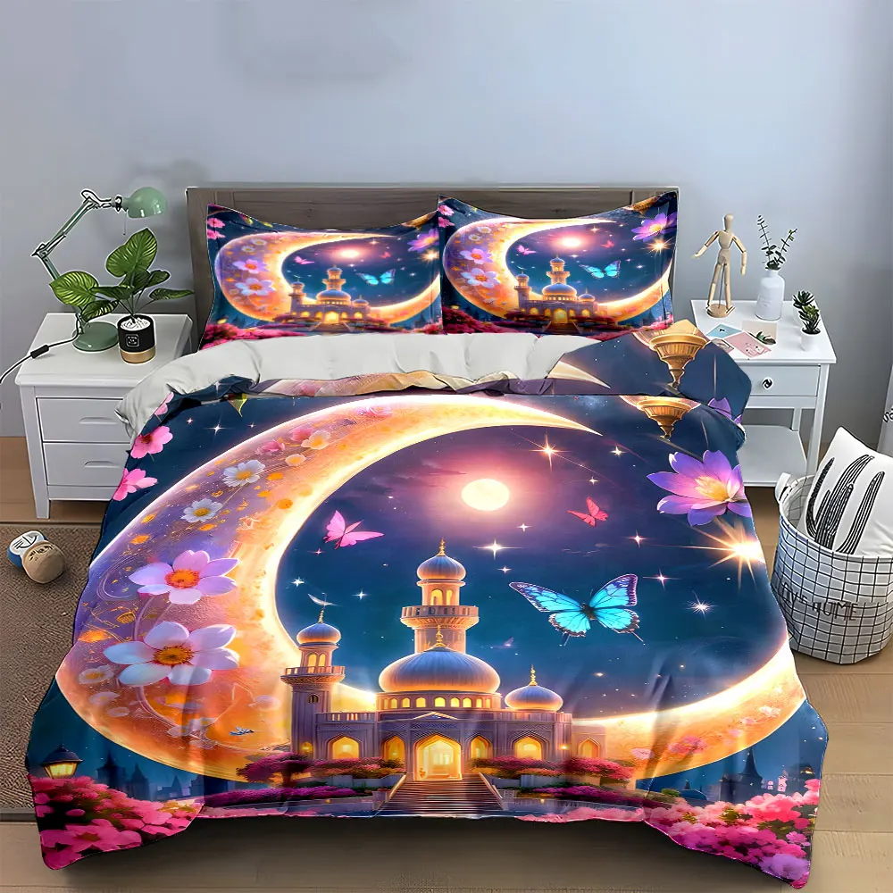"Moonlit Fantasy Mosque Decor Set" Bedding Set with 1 Duvet Cover 2 Pillowcases Single Double King Queen, Gift
"Moonlit Fantasy Mosque Decor Set" Bedding Set with 1 Duvet Cover 2 Pillowcases Single Double King Queen, Gift
