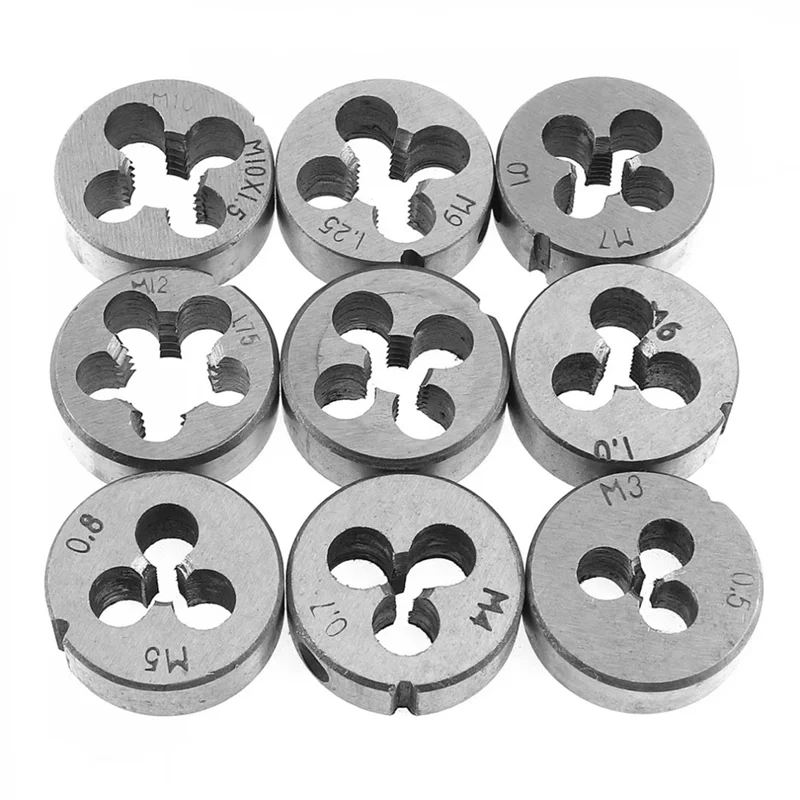 SOFT-20Pcs Hand Tools Plating Tap Dies Set Thread Plugs Taps Screw 1/16 Inch--1/2 Inch M3-M12
SOFT-20Pcs Hand Tools Plating Tap Dies Set Thread Plugs Taps Screw 1/16 Inch--1/2 Inch M3-M12